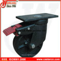 Heavy Duty Waste Bin Casters with Ductile Iron Wheel